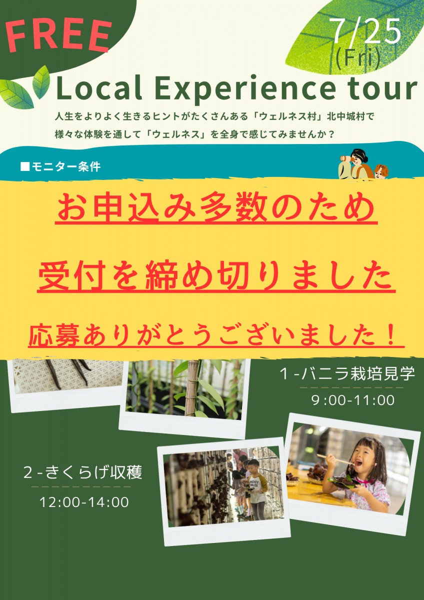 Local Experience tour